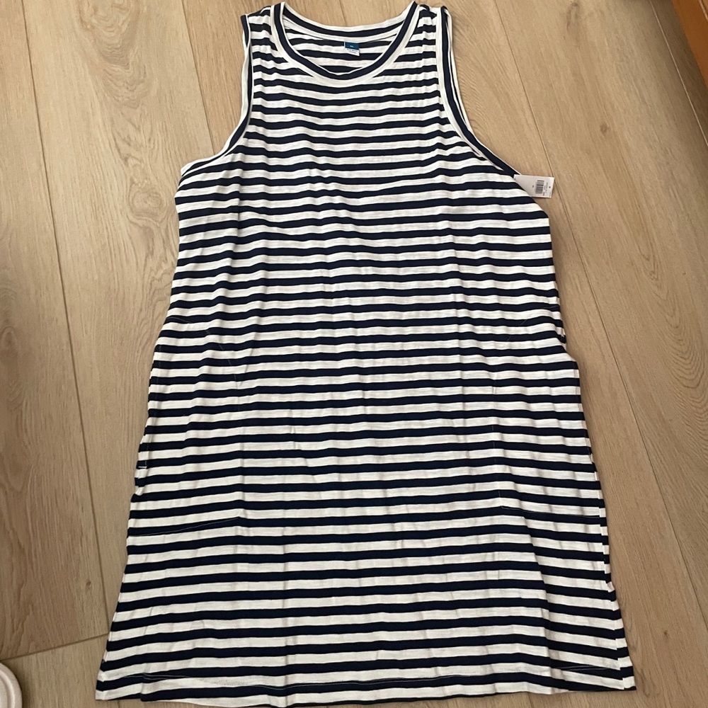 Striped Sleeveless Dress